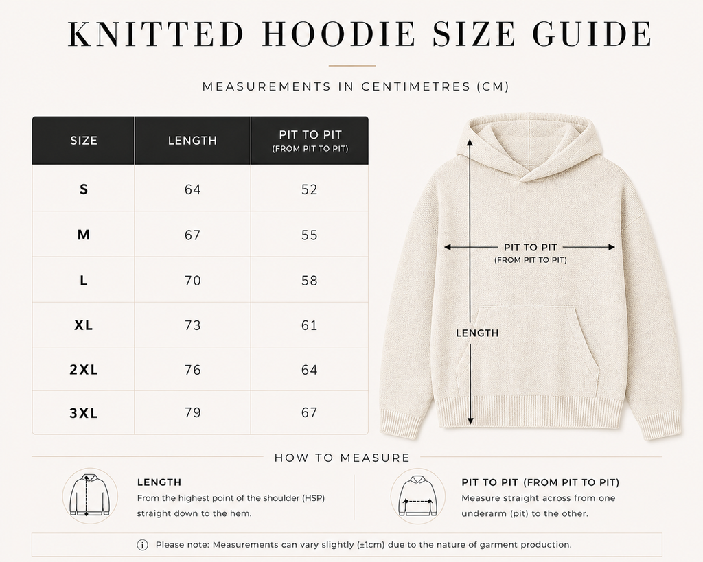 Superfine Merino Wool Knitted Hoodie