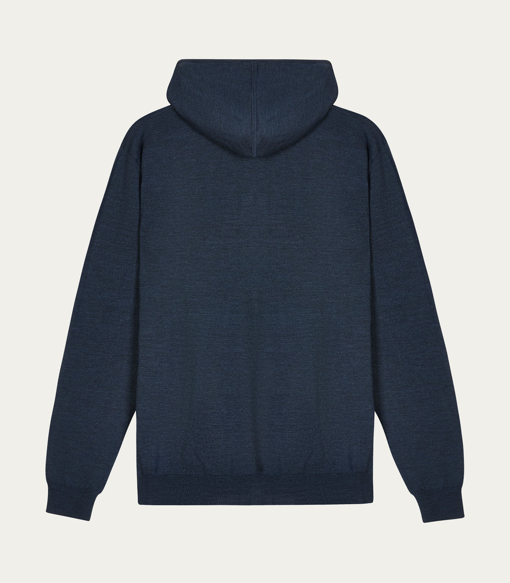 Superfine Merino Wool Knitted Hoodie