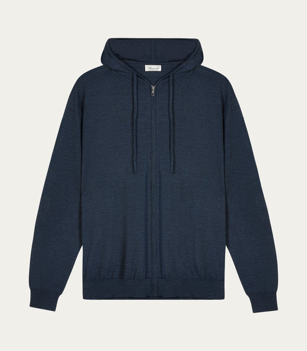 Superfine Merino Wool Knitted Hoodie