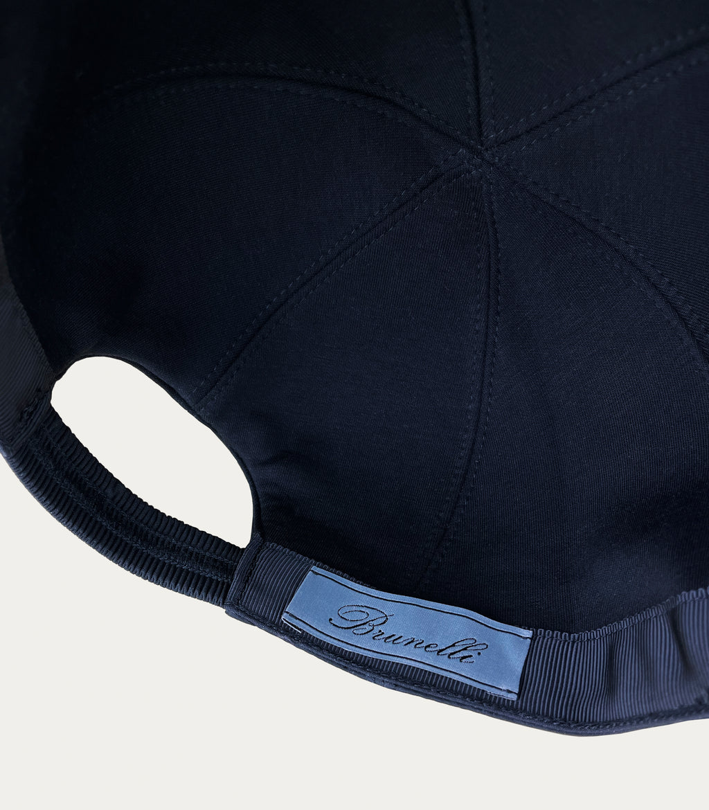 Black Technical Fabric Baseball Cap