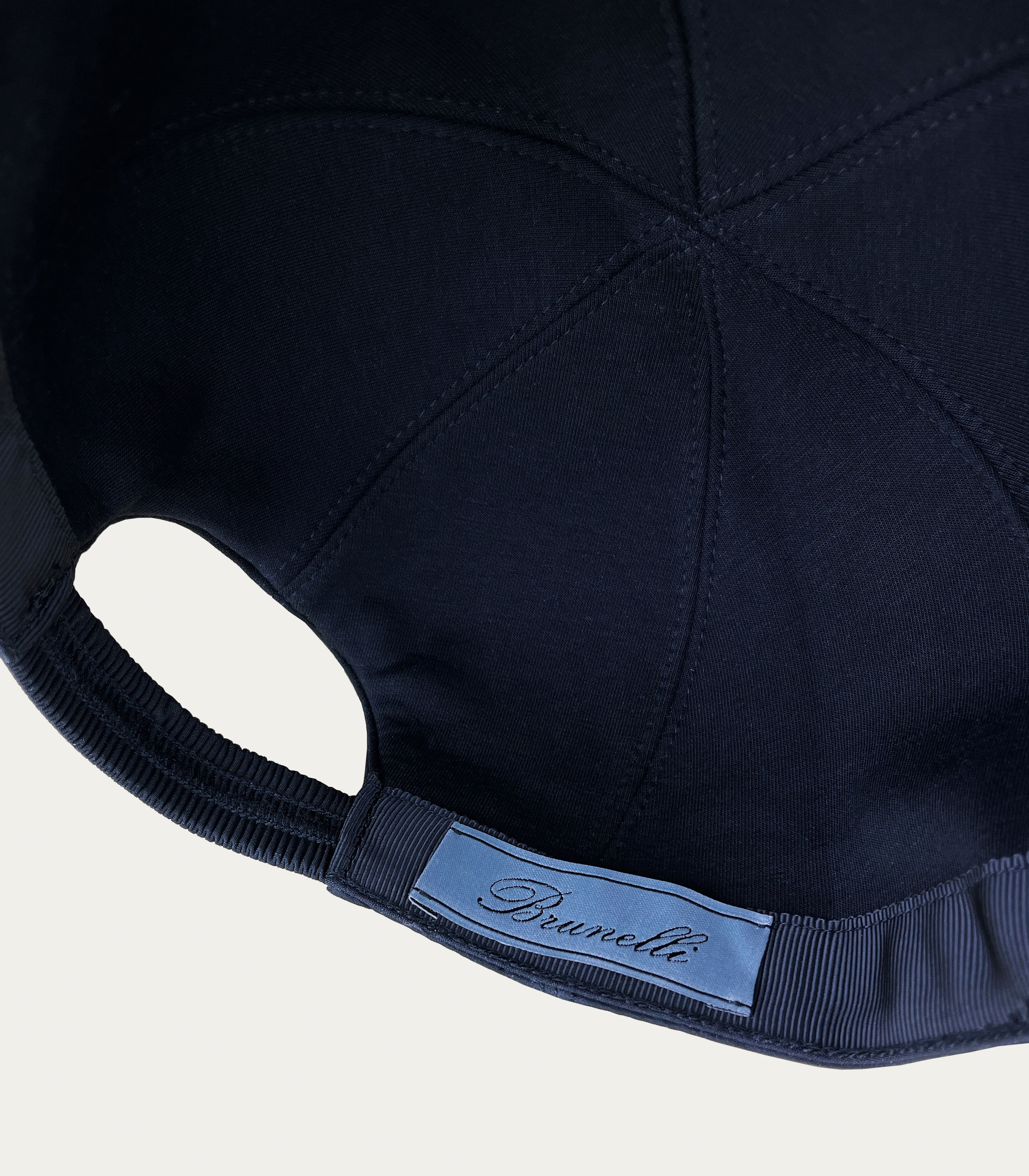 Black Technical Fabric Baseball Cap