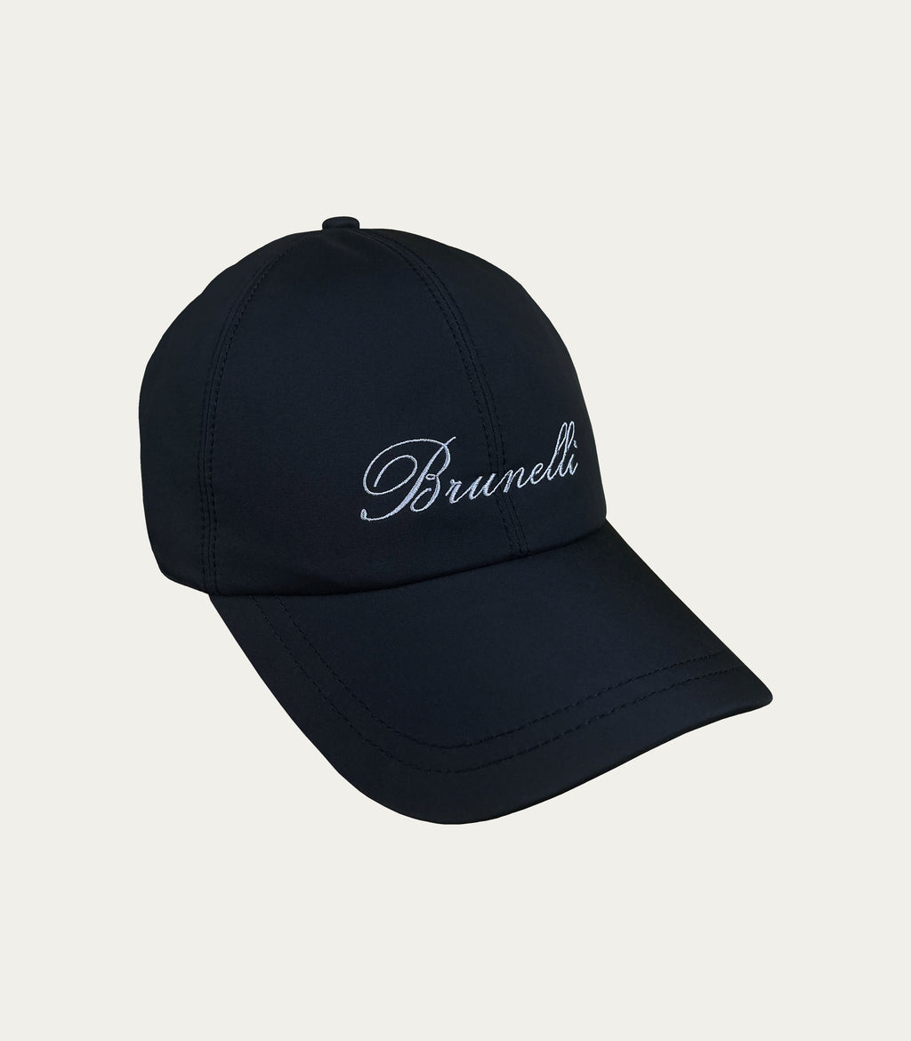 Black Technical Fabric Baseball Cap