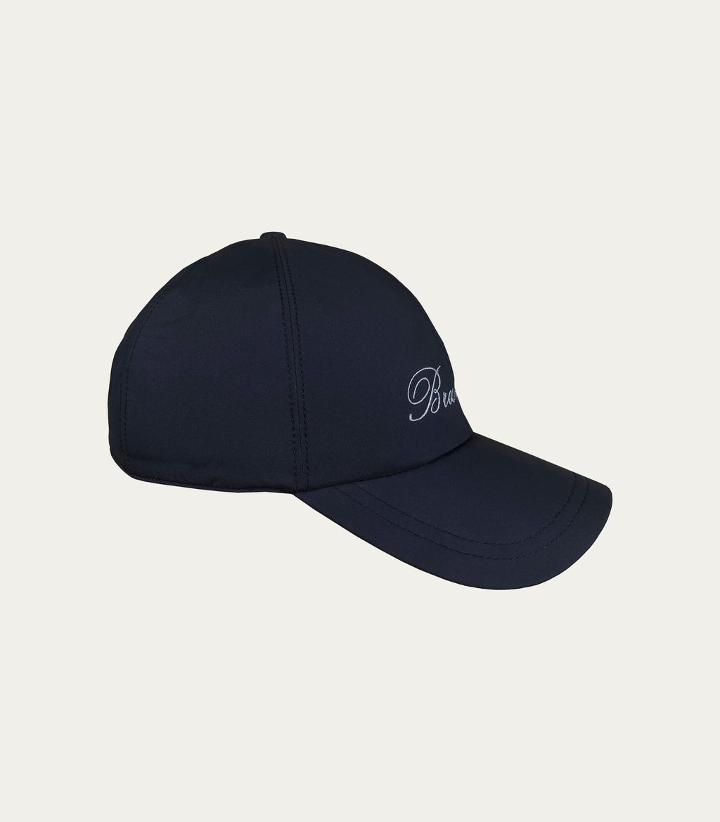 Black Technical Fabric Baseball Cap
