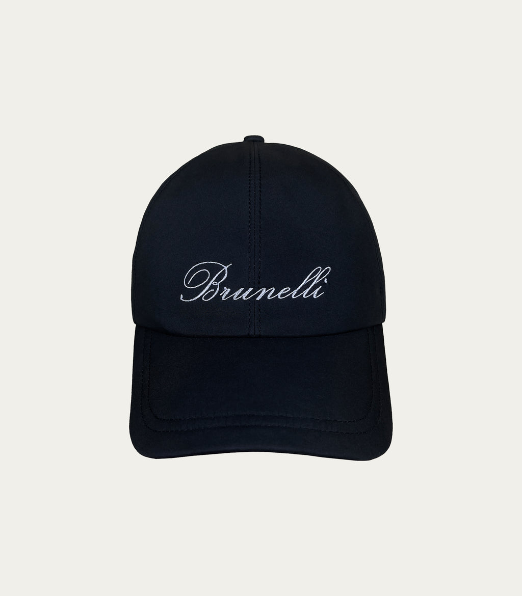 Black Technical Fabric Baseball Cap