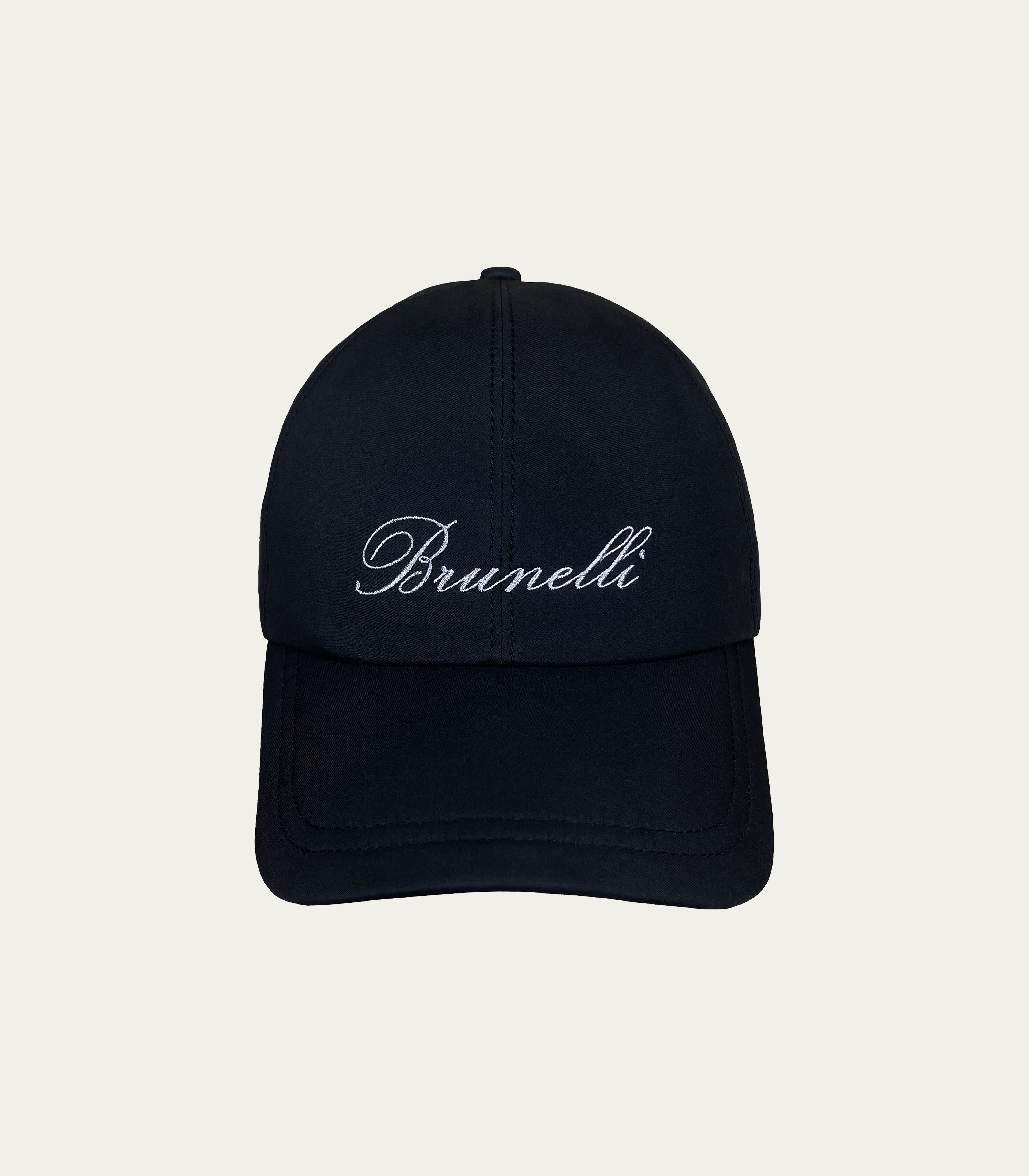 Black Technical Fabric Baseball Cap