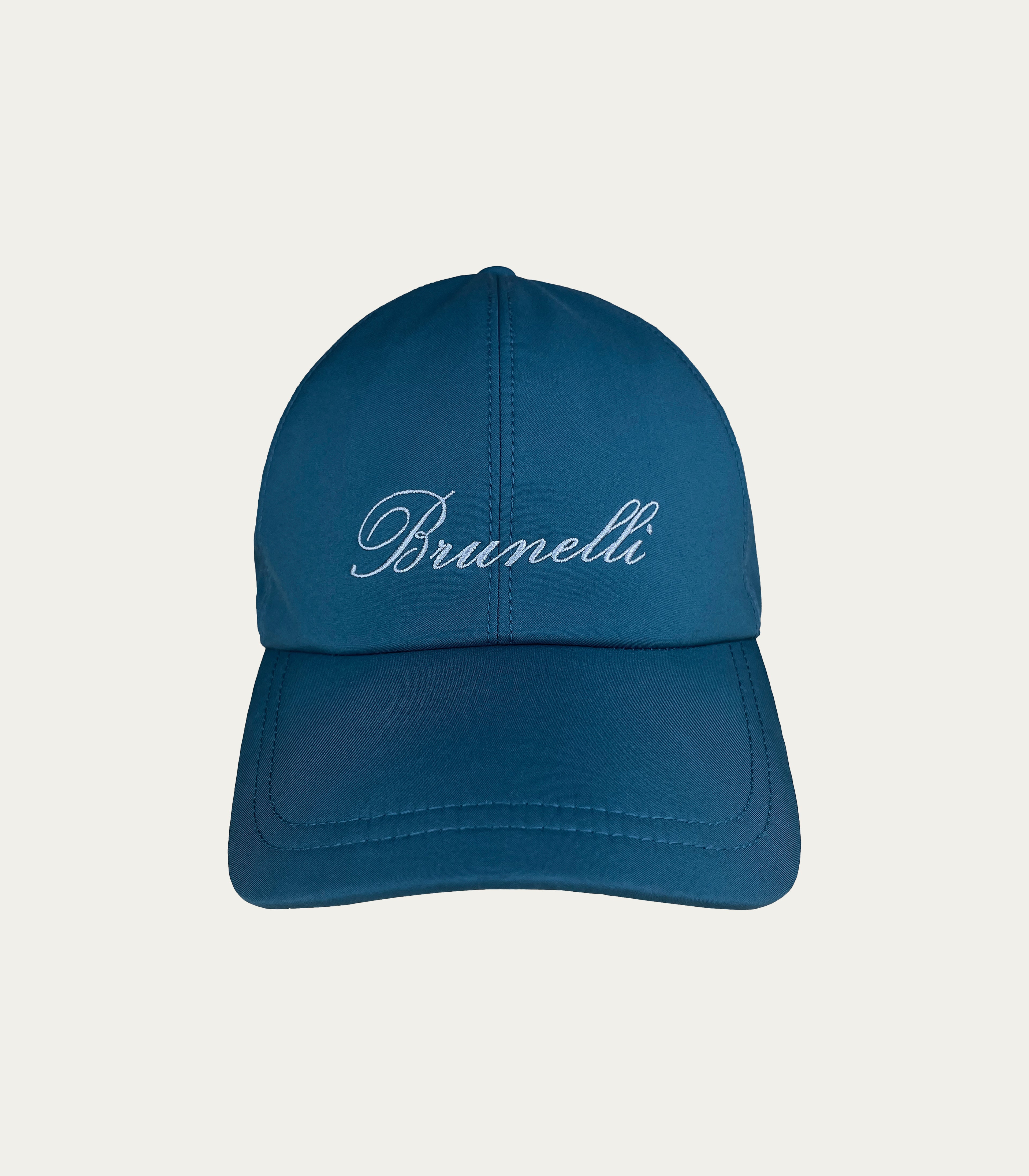 Blue Technical Fabric Baseball Cap